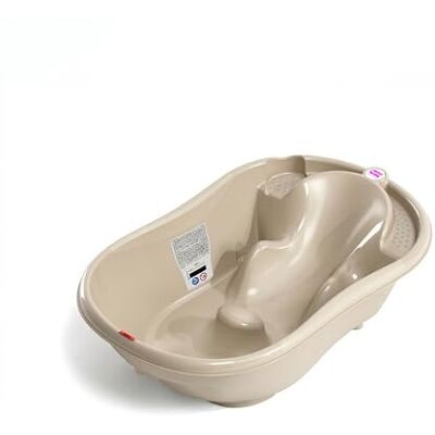 OKBABY Onda – Bañera de diseño ergonómico para el baño del bebé 0-12 meses – Arena OKBABY Onda – Bañera de diseño ergonómico para el baño del bebé 0-12 meses – Arena