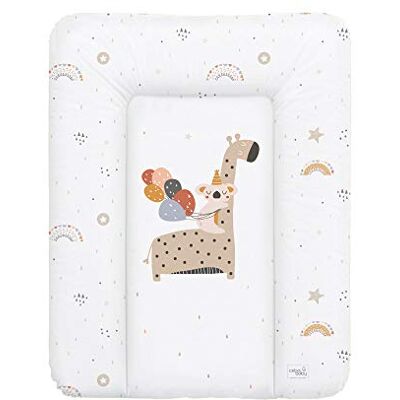 Ceba Baby ® Cambiador Bebe Cambiador suave para bebés Almohadilla cambiadora lavable para Niños y Niñas Certificado Öko-Tex Impermeable 70x50 cm jirafa Ceba Baby ® Cambiador Bebe Cambiador suave para bebés Almohadilla cambiadora lavable para Niños y Niñas Certificado Öko-Tex Impermeable 70x50 cm jirafa
