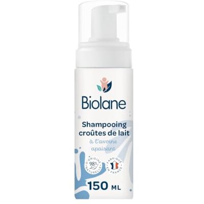Biolane – Champú para bebé – Cortezas de leche – Baño de bebé – Fabricado en Francia Biolane – Champú para bebé – Cortezas de leche – Baño de bebé – Fabricado en Francia