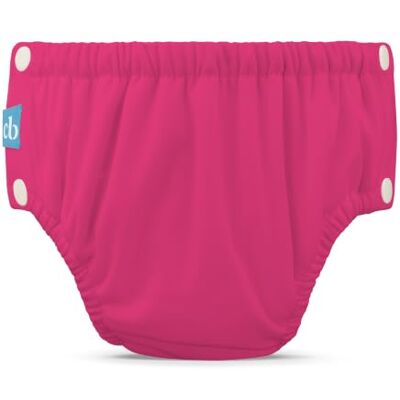 Charlie Banana Pañal de Agua con Broches Fuchsia, Talla S Certificado OEKO-TEX Standard 100 Lavable y Reutilizable Forro de TENCEL™ Lyocell Broches Fáciles 5-9 kg Charlie Banana Pañal de Agua con Broches Fuchsia, Talla S Certificado OEKO-TEX Standard 100 Lavable y Reutilizable Forro de TENCEL™ Lyocell Broches Fáciles 5-9 kg