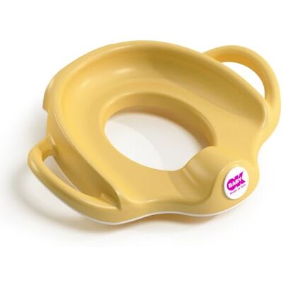 OKBABY Sofa Asiento reductor de WC con bordes antideslizantes Asas Anchas y Elevadas para la Máxima Estabilidad al Niño Amarillo OKBABY Sofa Asiento reductor de WC con bordes antideslizantes Asas Anchas y Elevadas para la Máxima Estabilidad al Niño Amarillo