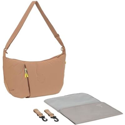 Lässig Bolso cambiador con cambiador, fijación para cochecito, repelente al agua/GRE Lunua Bum Bag almond Lässig Bolso cambiador con cambiador, fijación para cochecito, repelente al agua/GRE Lunua Bum Bag almond
