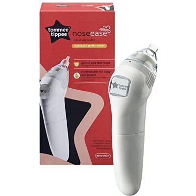 Tommee Tippee Aspirador Nasal Eléctrico para Bebés Recién Nacidos y Niños Pequeños, Limpiador de Nariz a Pilas para Aliviar la Congestión Nasal, para Todas las Edades Tommee Tippee Aspirador Nasal Eléctrico para Bebés Recién Nacidos y Niños Pequeños, Limpiador de Nariz a Pilas para Aliviar la Congestión Nasal, para Todas las Edades