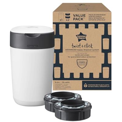 Tommee Tippee Contenedor de Pañales Twist & Click Tommee Tippee Contenedor de Pañales Twist & Click