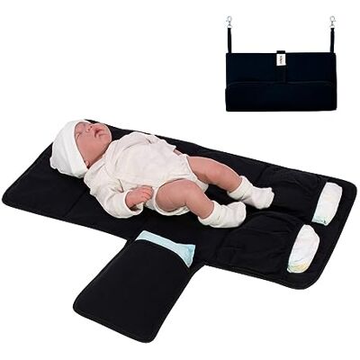 JYOKO KIDS Cambiador Portátil Bebé Impermeable, Cambiador plegable Acolchado (Black Series) JYOKO KIDS Cambiador Portátil Bebé Impermeable, Cambiador plegable Acolchado (Black Series)