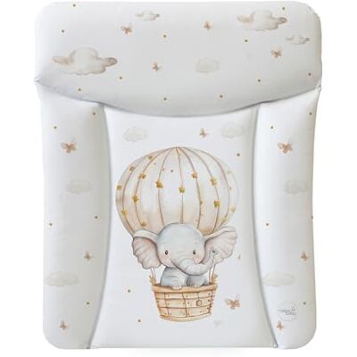 Ceba Baby ® Cambiador Bebe Cambiador suave para bebés Almohadilla cambiadora lavable para Niños y Niñas Certificado Öko-Tex Impermeable 70x50 cm Elefante de globo Ceba Baby ® Cambiador Bebe Cambiador suave para bebés Almohadilla cambiadora lavable para Niños y Niñas Certificado Öko-Tex Impermeable 70x50 cm Elefante de globo