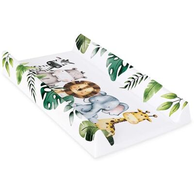 Ceba Baby ® Cambiador Bebe Cambiador suave para bebés Almohadilla cambiadora lavable para Niños y Niñas Certificado Öko-Tex Impermeable 80x50 cm Animales de la selva Ceba Baby ® Cambiador Bebe Cambiador suave para bebés Almohadilla cambiadora lavable para Niños y Niñas Certificado Öko-Tex Impermeable 80x50 cm Animales de la selva