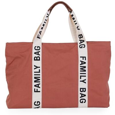 CHILDHOME , Family Bag, bolso cambiador, bolso de viaje/fin de semana, gran capacidad, bolsa amovible incluida, Colección Signature Terracotta CHILDHOME , Family Bag, bolso cambiador, bolso de viaje/fin de semana, gran capacidad, bolsa amovible incluida, Colección Signature Terracotta