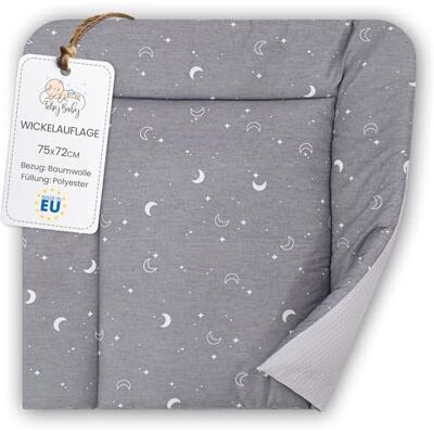 Totsy Baby Tela Algodón suave plegable secado rápido para Bebés 75x72 cm Cambiador plegable ligero Viaje Cómodo higiénico para Bebés ideal bolsa transpirable Colchoneta secado rápido Mond Totsy Baby Tela Algodón suave plegable secado rápido para Bebés 75x72 cm Cambiador plegable ligero Viaje Cómodo higiénico para Bebés ideal bolsa transpirable Colchoneta secado rápido Mond