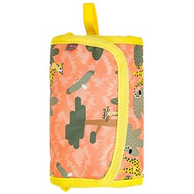 Close Parent Cambiador portable bebe impermeable, pañales cheetah Close Parent Cambiador portable bebe impermeable, pañales cheetah