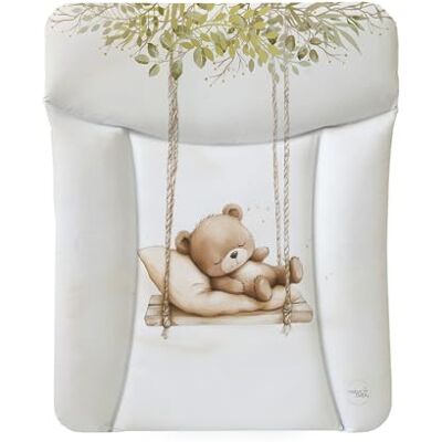 Ceba Baby ® Cambiador Bebe Cambiador suave para bebés Almohadilla cambiadora lavable para Niños y Niñas Certificado Öko-Tex Impermeable 70x50 cm Osito de peluche en el columpio Ceba Baby ® Cambiador Bebe Cambiador suave para bebés Almohadilla cambiadora lavable para Niños y Niñas Certificado Öko-Tex Impermeable 70x50 cm Osito de peluche en el columpio