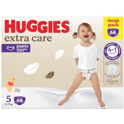 Pañales Talla 5 - 68 Piezas - Extra Care Pañales Talla 5 - 68 Piezas - Extra Care