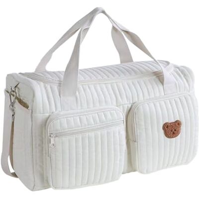 Generic Bolsa de pañales para mamá, ligera, acolchada, grande, multifuncional, para viajes, para maternidad y cambio de bebé, para hospital y fin de semana Generic Bolsa de pañales para mamá, ligera, acolchada, grande, multifuncional, para viajes, para maternidad y cambio de bebé, para hospital y fin de semana