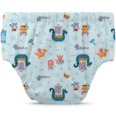Charlie Banana Pañal de Agua con Broches The Vikings, Talla S Certificado OEKO-TEX Standard 100 Lavable y Reutilizable Forro de TENCEL™ Lyocell Broches Fáciles 5-9 kg Charlie Banana Pañal de Agua con Broches The Vikings, Talla S Certificado OEKO-TEX Standard 100 Lavable y Reutilizable Forro de TENCEL™ Lyocell Broches Fáciles 5-9 kg