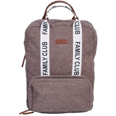 CHILDHOME , Mochila Cambiador Family Bag, Gran Capacidad, Multifuncional, Colchón Cambiador Incluido, 11 Compartimentos, Bolsa Isotérmica, Paso Trolley, Anclaje Cochecito, 20.5L, Teddy Marrón CHILDHOME , Mochila Cambiador Family Bag, Gran Capacidad, Multifuncional, Colchón Cambiador Incluido, 11 Compartimentos, Bolsa Isotérmica, Paso Trolley, Anclaje Cochecito, 20.5L, Teddy Marrón