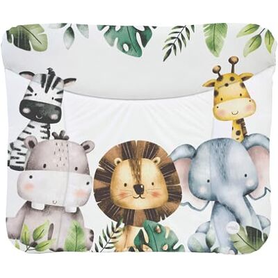 Ceba Baby ® Cambiador Bebe Cambiador suave para bebés Almohadilla cambiadora lavable para Niños y Niñas Certificado Öko-Tex Impermeable 72x75 cm Animales de la selva Ceba Baby ® Cambiador Bebe Cambiador suave para bebés Almohadilla cambiadora lavable para Niños y Niñas Certificado Öko-Tex Impermeable 72x75 cm Animales de la selva