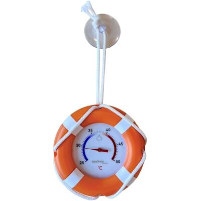 techno line technoline Termómetro de baño para bebé con ventosa (25 a 50 °C) Termómetro de baño flotante de 25 a 50 °C, rango de confort marcado, con ventosa y cuerda para colgar techno line technoline Termómetro de baño para bebé con ventosa (25 a 50 °C) Termómetro de baño flotante de 25 a 50 °C, rango de confort marcado, con ventosa y cuerda para colgar