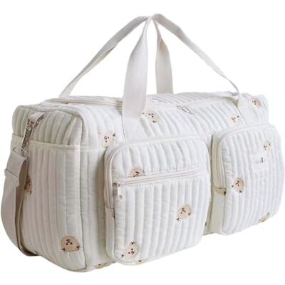 Generic Bolsa de pañales para mamá, ligera, acolchada, grande, multifuncional, para viajes, para maternidad y cambio de bebé, para hospital y fin de semana Generic Bolsa de pañales para mamá, ligera, acolchada, grande, multifuncional, para viajes, para maternidad y cambio de bebé, para hospital y fin de semana