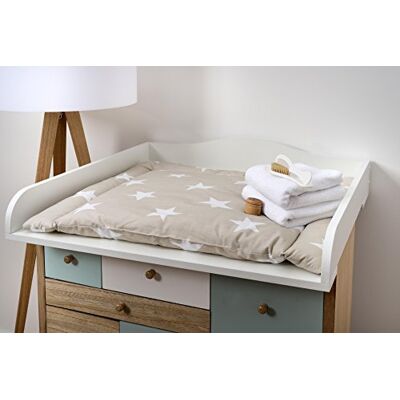 KraftKids adaptador cambiador para cómoda MALM, estrecho, modelo curvo Superficie de cambio 78 × 78 cm, para cómodas de 3 o 4 cajones, bordes redondeados KraftKids adaptador cambiador para cómoda MALM, estrecho, modelo curvo Superficie de cambio 78 × 78 cm, para cómodas de 3 o 4 cajones, bordes redondeados