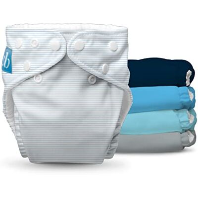 Charlie Banana Pañales de Tela Reutilizables con Insertos Absorbentes, Pañales Lavables Tipo Bolsillo con Broches, Talla Única Ajustable para Bebés y Niños Pequeños, Pastel, Pack de 5 Charlie Banana Pañales de Tela Reutilizables con Insertos Absorbentes, Pañales Lavables Tipo Bolsillo con Broches, Talla Única Ajustable para Bebés y Niños Pequeños, Pastel, Pack de 5