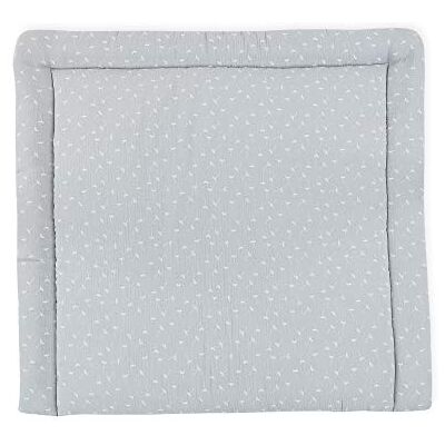 KraftKids Cambiador en muselina gris con diente de león, 60 x 70 cm (ancho x profundidad), cojín cambiador KraftKids Cambiador en muselina gris con diente de león, 60 x 70 cm (ancho x profundidad), cojín cambiador
