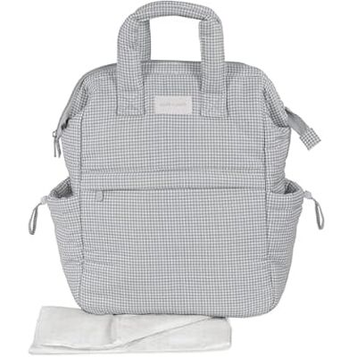 Pasito a Pasito MOCHILA LITTLE BLOOM VICHY GRIS Pasito a Pasito MOCHILA LITTLE BLOOM VICHY GRIS