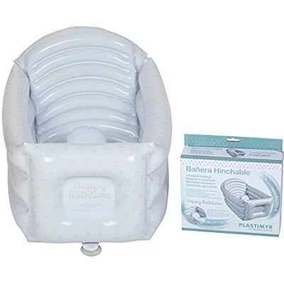 PLASTIMYR Bañera para Bebe Bañera para Bebes Hinchable 24 x 7 x 23 cm PLASTIMYR Bañera para Bebe Bañera para Bebes Hinchable 24 x 7 x 23 cm