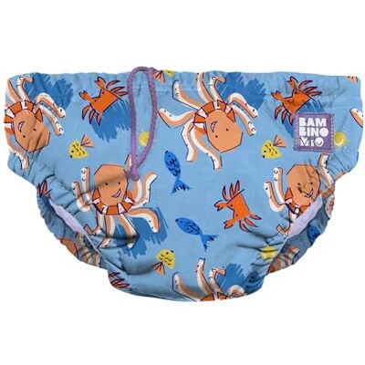 Mitac 6-12 meses, Pañal de natación reutilizable para bebés y niños pequeños (Burbujas) Mitac 6-12 meses, Pañal de natación reutilizable para bebés y niños pequeños (Burbujas)