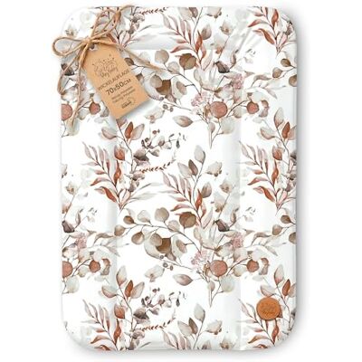 Totsy Baby Colchón cambiador acolchado y suave para el bebé cambio de pañal Colchoneta impermeable para cambio de pañal en cuna cómoda lavadora y viaje superficie esponjable suave 70 x 50 cm Hojas Totsy Baby Colchón cambiador acolchado y suave para el bebé cambio de pañal Colchoneta impermeable para cambio de pañal en cuna cómoda lavadora y viaje superficie esponjable suave 70 x 50 cm Hojas