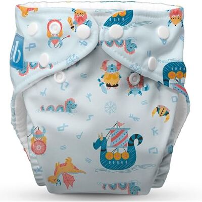 Charlie Banana Pañal de Tela Reutilizable con Inserto Absorbente, Pañal Lavable Tipo Bolsillo con Broches, Talla Única Ajustable para Bebés y Niños Pequeños, The Vikings, 1 Unidad Charlie Banana Pañal de Tela Reutilizable con Inserto Absorbente, Pañal Lavable Tipo Bolsillo con Broches, Talla Única Ajustable para Bebés y Niños Pequeños, The Vikings, 1 Unidad