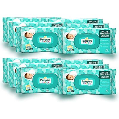 Pampers Paños Baby Fresh 70 x 12 Pampers Paños Baby Fresh 70 x 12
