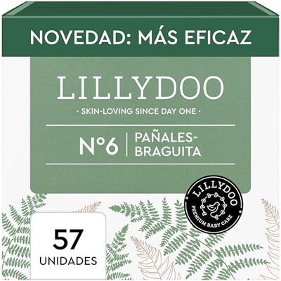 LILLYDOO Pañales-braguita , talla 6 (13+ kg), 57 uds. LILLYDOO Pañales-braguita , talla 6 (13+ kg), 57 uds.