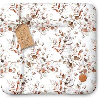 Totsy Baby Colchón cambiador acolchado y suave para el bebé cambio de pañal Colchoneta impermeable para cambio de pañal en cuna cómoda lavadora y viaje superficie esponjable suave 85 x 72 cm Hojas Totsy Baby Colchón cambiador acolchado y suave para el bebé cambio de pañal Colchoneta impermeable para cambio de pañal en cuna cómoda lavadora y viaje superficie esponjable suave 85 x 72 cm Hojas
