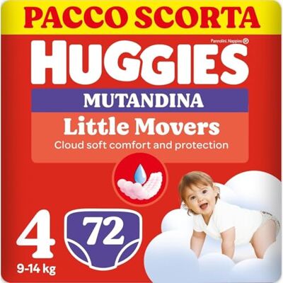 HUGGIES Braguita pañal Taglia 4 violeta, Taglia 4 (9-14 kg), HUGGIES Braguita pañal Taglia 4 violeta, Taglia 4 (9-14 kg),