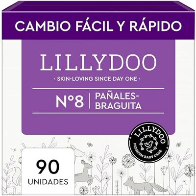 LILLYDOO Pañales-braguita , talla 8 (17+ kg), 90 uds. LILLYDOO Pañales-braguita , talla 8 (17+ kg), 90 uds.