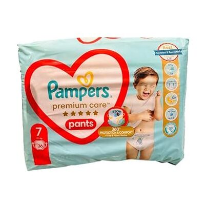 Pampers Premium Care Pants No7 - Pañales Pampers Premium Care Pants No7 - Pañales