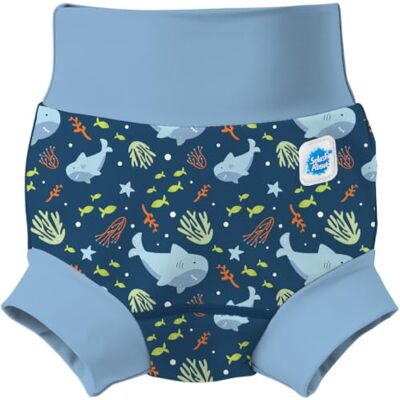 Splash About Happy Nappy Duo, Shark Reef Blue, 0-3 Months Splash About Happy Nappy Duo, Shark Reef Blue, 0-3 Months