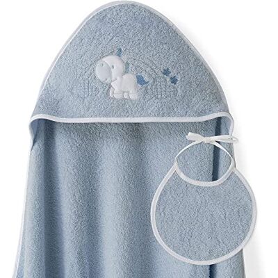 Interbaby Capa de Baño Bebe Petroleo + Babero Toalla Bebe con Capucha 100% Algodón, 100x100cm, Unisex Suave, Cómoda, Ideal Recién Nacidos, Bebes y Niños Pequeños Diseño Unicornio Nubes Interbaby Capa de Baño Bebe Petroleo + Babero Toalla Bebe con Capucha 100% Algodón, 100x100cm, Unisex Suave, Cómoda, Ideal Recién Nacidos, Bebes y Niños Pequeños Diseño Unicornio Nubes
