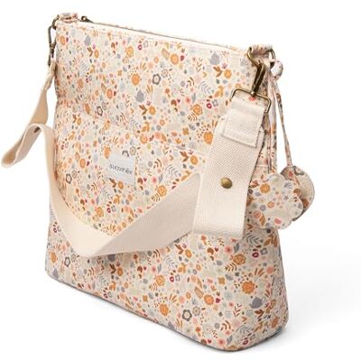 SUAVINEX , Bolso Maternidad Tote Bag, Bolso Carro Bebé de Gran Capacidad, Asas Ajustables al Carrito, Cierre de Cremallera, Ideal Silla Paseo, Impermeable, con Bolsillos Interiores, Floral SUAVINEX , Bolso Maternidad Tote Bag, Bolso Carro Bebé de Gran Capacidad, Asas Ajustables al Carrito, Cierre de Cremallera, Ideal Silla Paseo, Impermeable, con Bolsillos Interiores, Floral