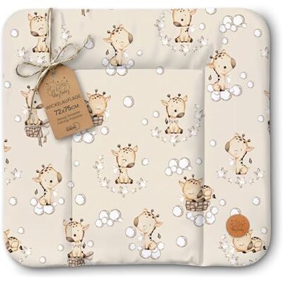 Totsy Baby Colchón cambiador acolchado y suave para el bebé cambio de pañal Colchoneta impermeable para cambio de pañal en cuna cómoda lavadora y viaje superficie esponjable suave 75 x 72 cm Jirafas Totsy Baby Colchón cambiador acolchado y suave para el bebé cambio de pañal Colchoneta impermeable para cambio de pañal en cuna cómoda lavadora y viaje superficie esponjable suave 75 x 72 cm Jirafas