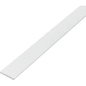 Alberts Eco Barra plana PVC-U, blanco, 1000 x 25 mm Alberts Eco Barra plana PVC-U, blanco, 1000 x 25 mm