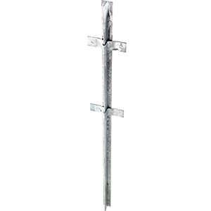 Alberts Piquete de cercado, perfil en T, Galvanizado en caliente, 40 x 40 x 1200 mm Alberts Piquete de cercado, perfil en T, Galvanizado en caliente, 40 x 40 x 1200 mm