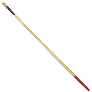 Amig Pincel Plano Elaborado con PVC y Cerda Pura Mod. 4210   Nº 10   con Virola Metálica Negra con Mango de Madera Barnizada   para Multitud de Usos Amig Pincel Plano Elaborado con PVC y Cerda Pura Mod. 4210   Nº 10   con Virola Metálica Negra con Mango de Madera Barnizada   para Multitud de Usos