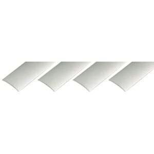 Alberts GAH- 475260 Perfil de transición (aluminio, 1000 x 40 mm, anodizado en color plateado, juego de 4 unidades) Alberts GAH- 475260 Perfil de transición (aluminio, 1000 x 40 mm, anodizado en color plateado, juego de 4 unidades)