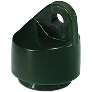 Alberts Tapa de abrazadera, aluminio, plastificado verde, para tubo-Ø 34 mm Alberts Tapa de abrazadera, aluminio, plastificado verde, para tubo-Ø 34 mm