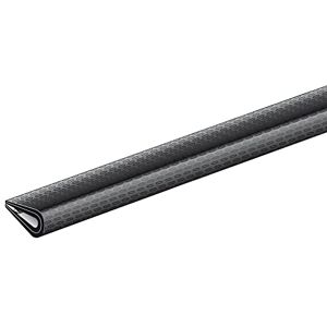 Alberts Perfil para protección de cantos, PVC blando, negro, 1500 x 10 x 7 mm Alberts Perfil para protección de cantos, PVC blando, negro, 1500 x 10 x 7 mm