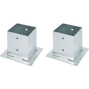 Alberts GAH- 217679 Casquillo atornillable para postes de madera redondos o cuadrados, galvanizado en caliente, 121 x 121 mm, 2 unidades Alberts GAH- 217679 Casquillo atornillable para postes de madera redondos o cuadrados, galvanizado en caliente, 121 x 121 mm, 2 unidades