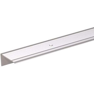 Alberts Perfil de protección para borde de escalón, Perforado, Aluminio, anodizado plateado, 1000 x 45 x 23 mm Alberts Perfil de protección para borde de escalón, Perforado, Aluminio, anodizado plateado, 1000 x 45 x 23 mm