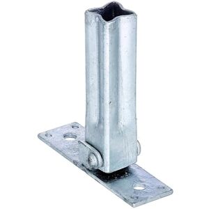 Alberts Apoyo de pasamanos para poste universal, Ajustable desde: 45-90°, Galvanizado en caliente, Anchura 104 mm, Profundidad 30 mm Alberts Apoyo de pasamanos para poste universal, Ajustable desde: 45-90°, Galvanizado en caliente, Anchura 104 mm, Profundidad 30 mm