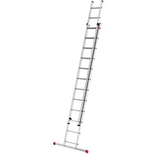 Hailo Escalera Aluminio 2 tramos corredera ProfiStep Duo (2x12 peldaños) Hailo Escalera Aluminio 2 tramos corredera ProfiStep Duo (2x12 peldaños)